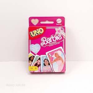 Mattel UNO Barbie The Movie Card Game New In Box Family Game Night